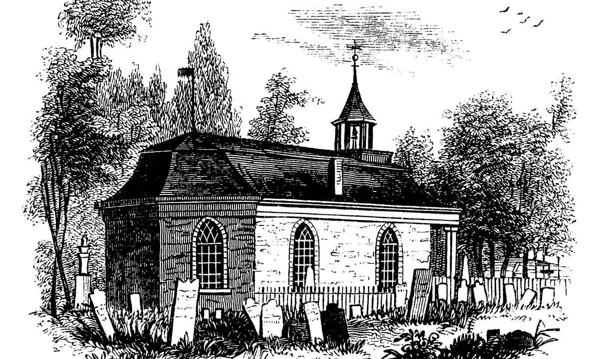St Aldhelm's Chapel is a Norman chapel on St Aldhelm's Head in the parish of Worth Matravers The slab is now porch of St Nicholas' Church and Bradford on Avon town and civil parish west Wiltshire, vintage line drawing or engraving illustration.