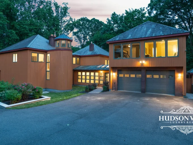 Luxury Rentals at Hudson Valley New York at dusk