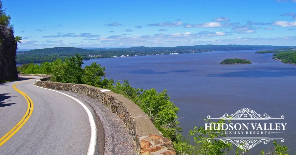 Hudson Valley landscape scenic drive from Manhattan to luxury estate rental